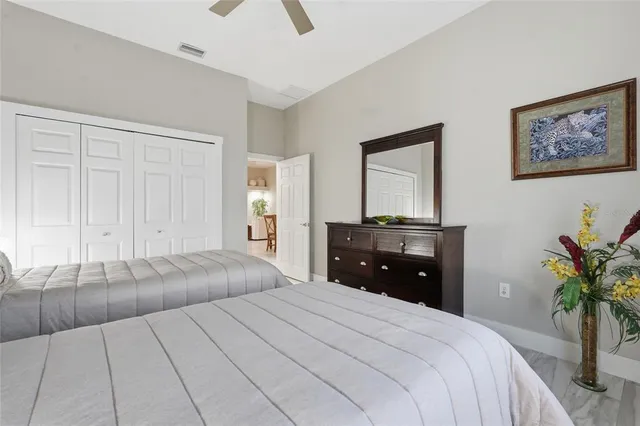 a view of a patio with a yard