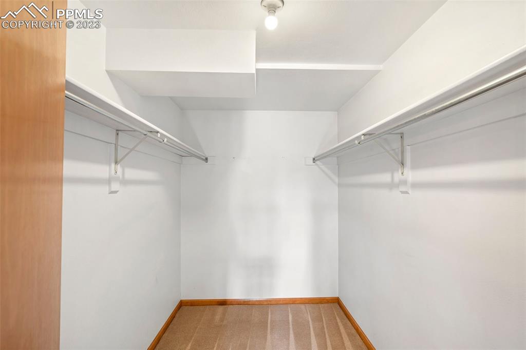 1711 Columbine Road Colorado Springs, CO 80907 - Photo 23 of 50 a view of walk in closet with empty racks