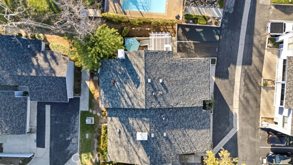 442 Walker Road San Dimas, CA 91773 - Photo 41 of 48 a aerial view of a house with large trees and plants