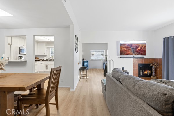 442 Walker Road San Dimas, CA 91773 - Photo 10 of 48 a living room with furniture and a fireplace