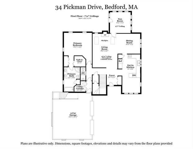 $890,000 | 34 Pickman Drive, Unit 34, Bedford, MA 01730