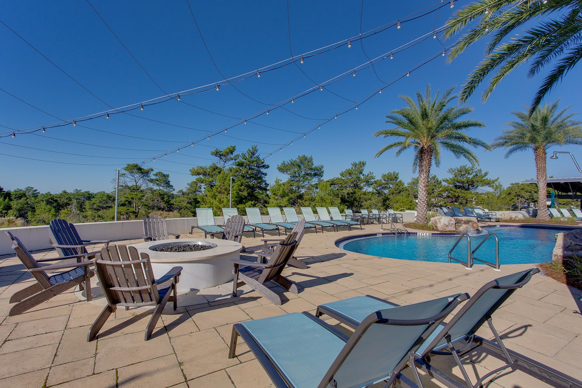 119 Gulfview Circle, Unit LOT 14 Santa Rosa Beach, FL 32459 - Photo 16 of 28 a view of a patio with swimming pool