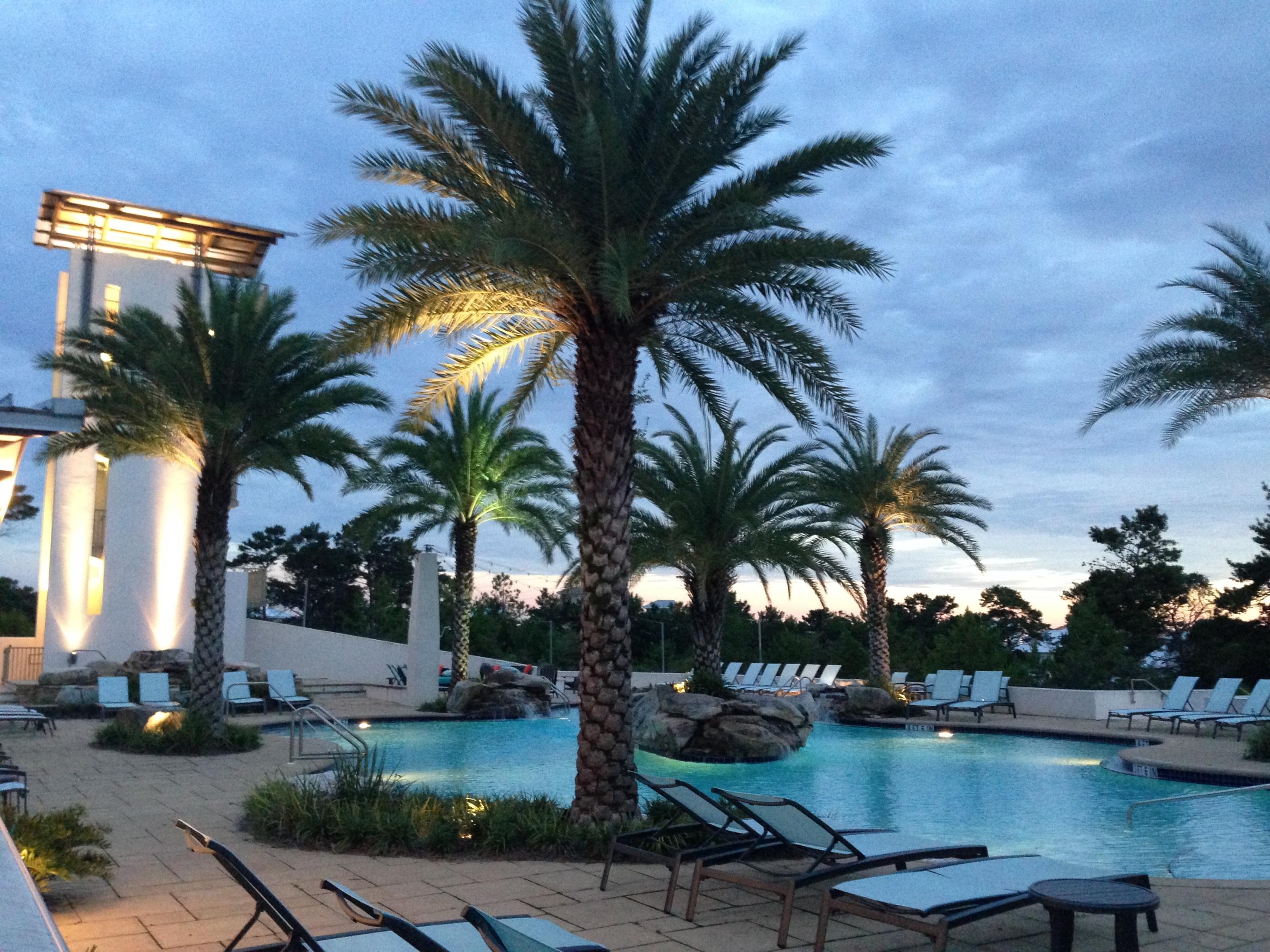 119 Gulfview Circle, Unit LOT 14 Santa Rosa Beach, FL 32459 - Photo 17 of 28 a view of swimming pool with a table and chairs
