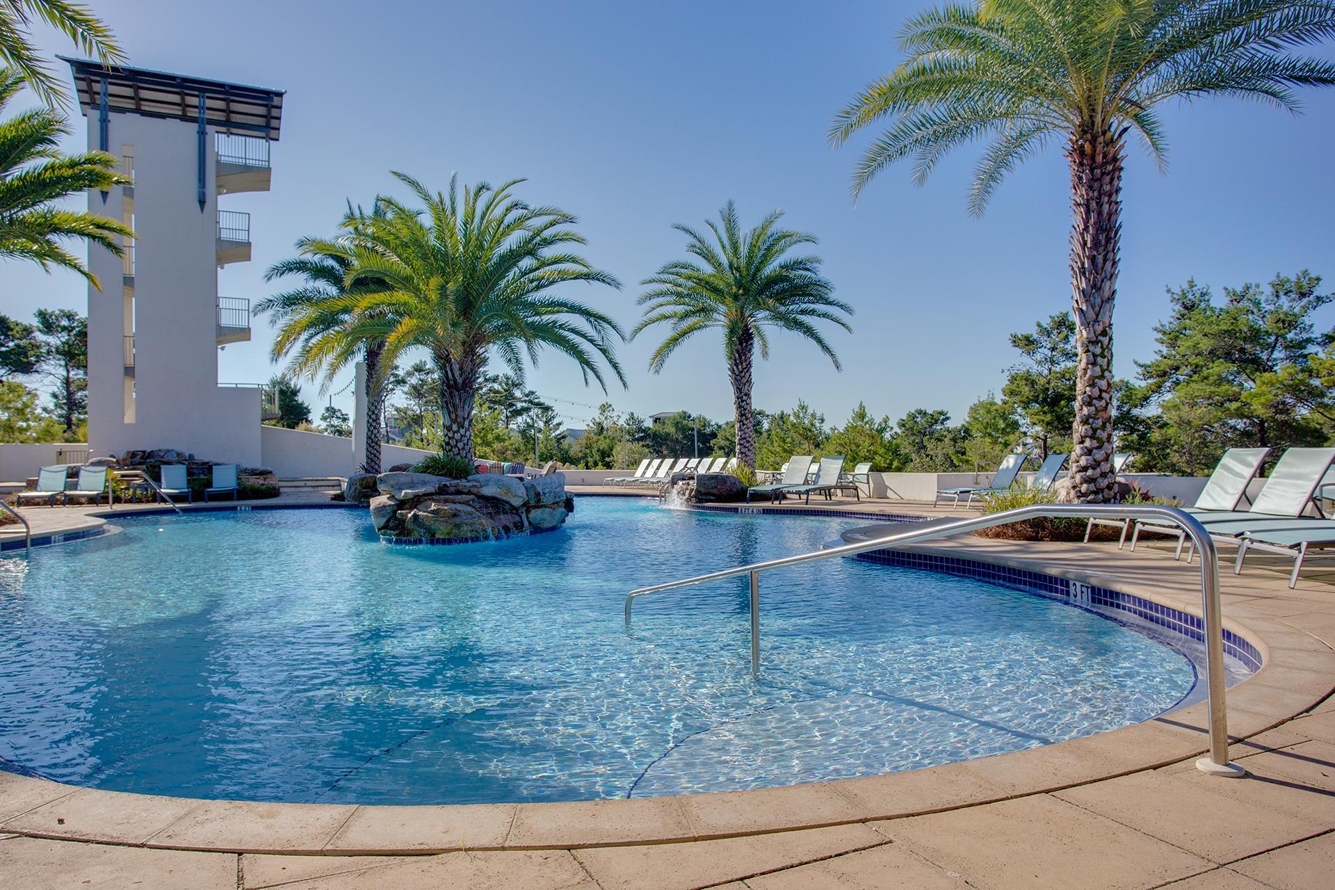 119 Gulfview Circle, Unit LOT 14 Santa Rosa Beach, FL 32459 - Photo 10 of 28 a view of a swimming pool with a chair