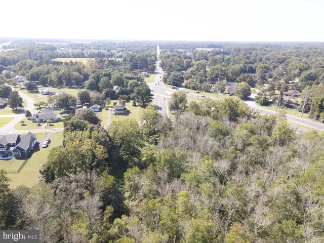 an aerial view of residential houses with city view