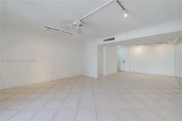 a view of an empty room