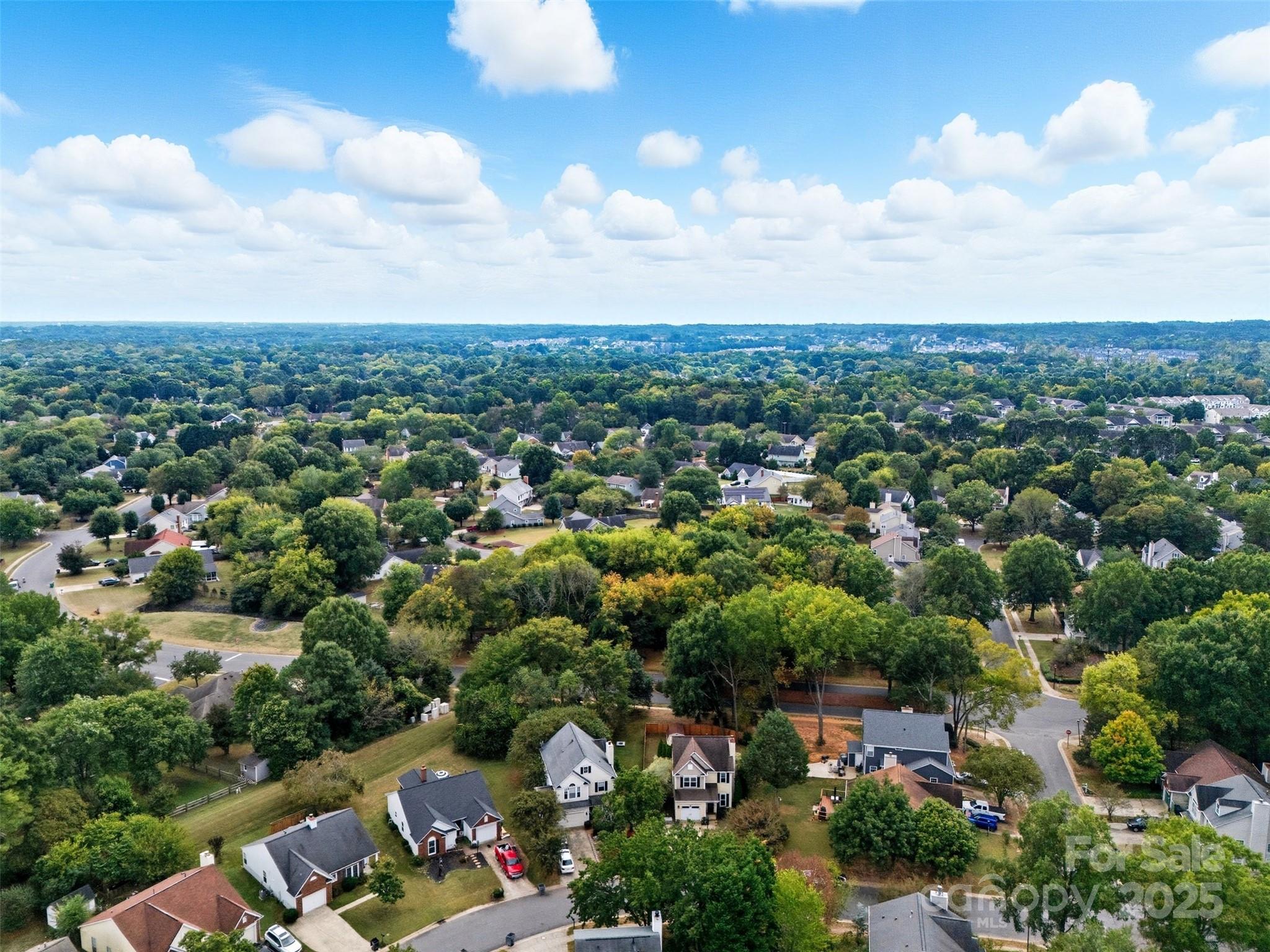 13308 Bolingbrook Lane Charlotte, NC 28273 - Photo 28 of 34 an aerial view of a city