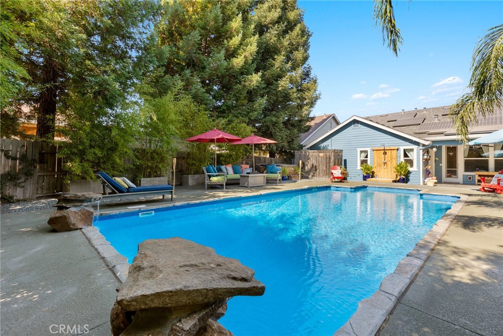 331 Weymouth Way Chico, CA 95973 - Photo 21 of 26 swimming pool with outdoor seating