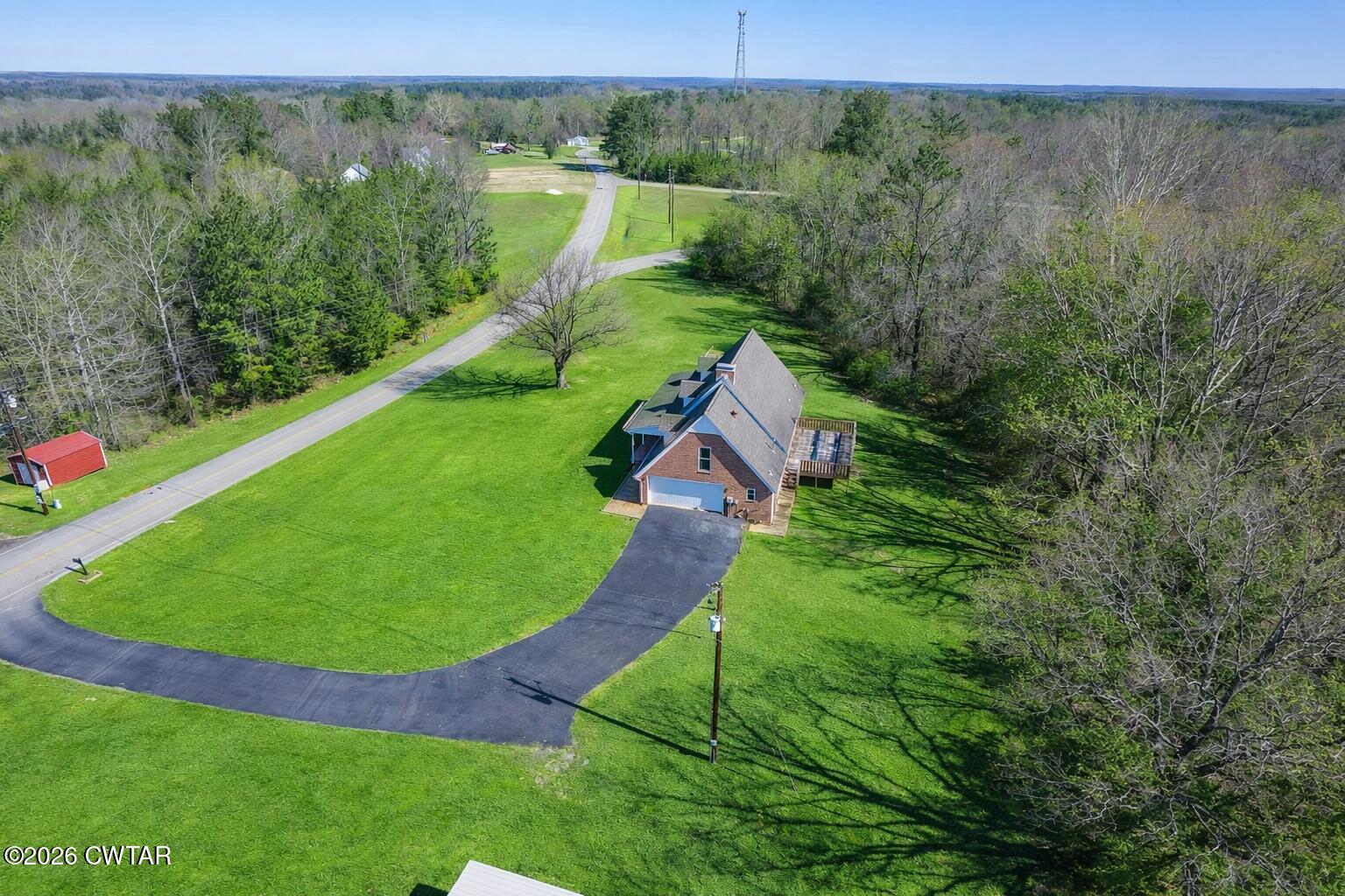 105 Center Hill-Wright Road Reagan, TN 38368 - Photo 39 of 54 an aerial view of a house