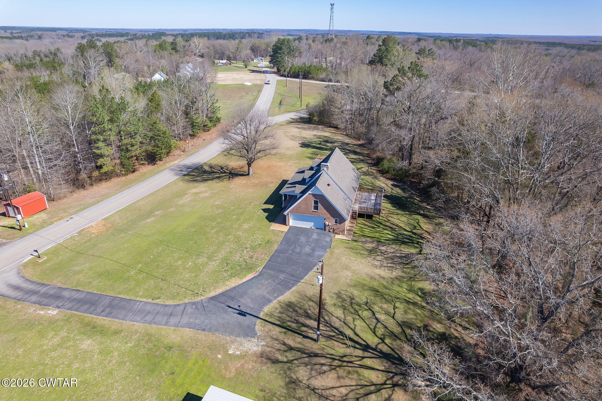 105 Center Hill-Wright Road Reagan, TN 38368 - Photo 48 of 54 a view of a swimming pool with a yard and mountain view