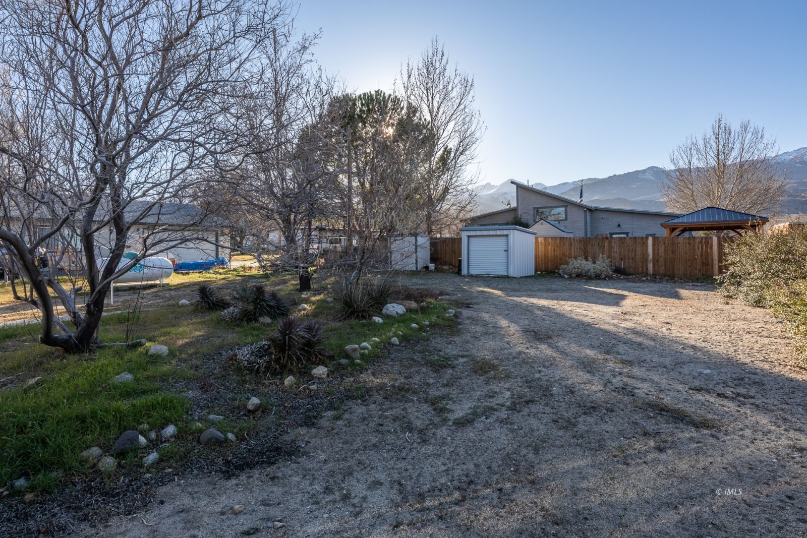 231 West Street Big Pine, CA 93513 - Photo 23 of 23 a view of a house with a yard