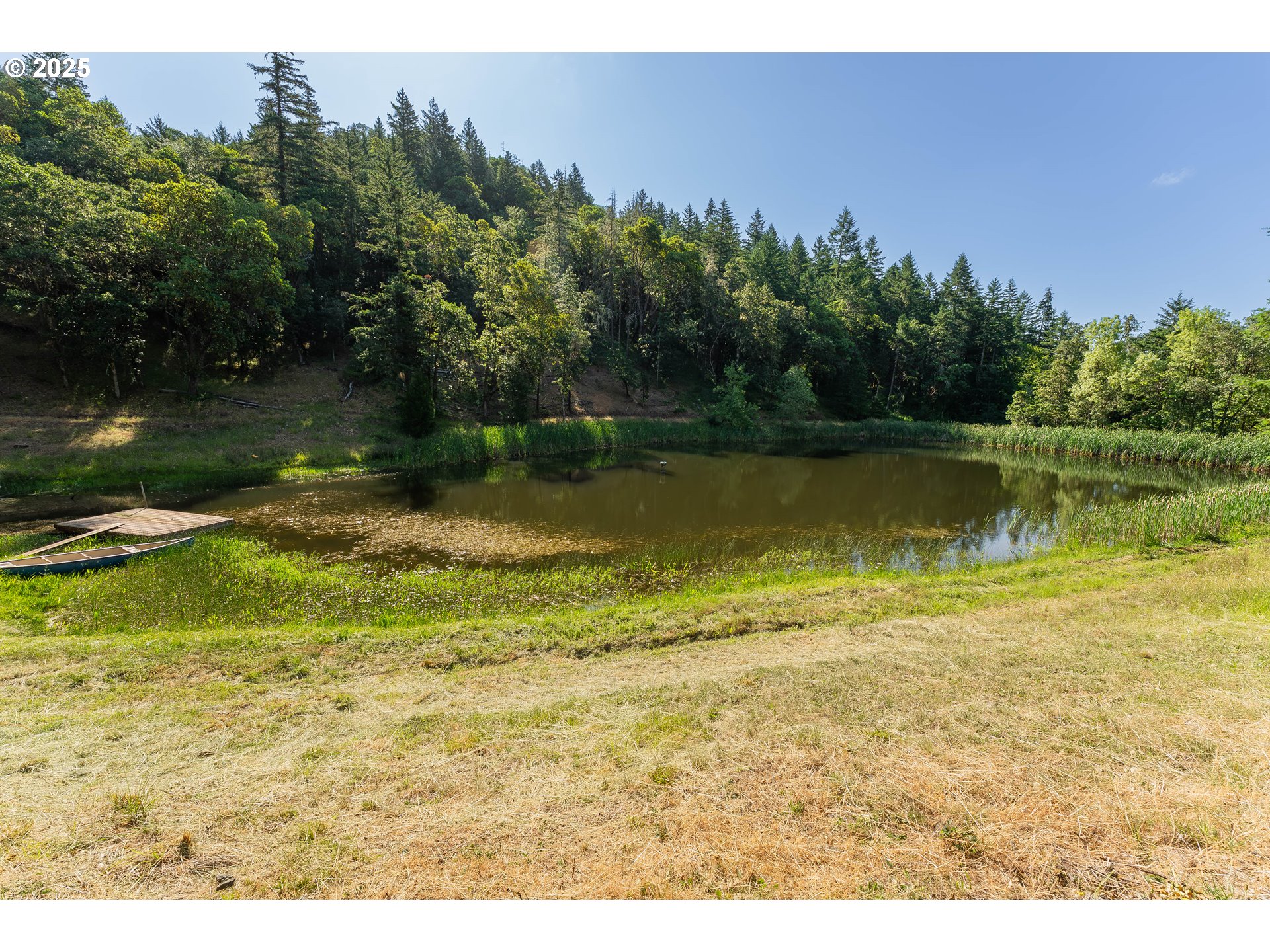 1180 Upper Cleveland Rapids Road Roseburg, OR 97471 - Photo 13 of 42 a view of a lake with a yard