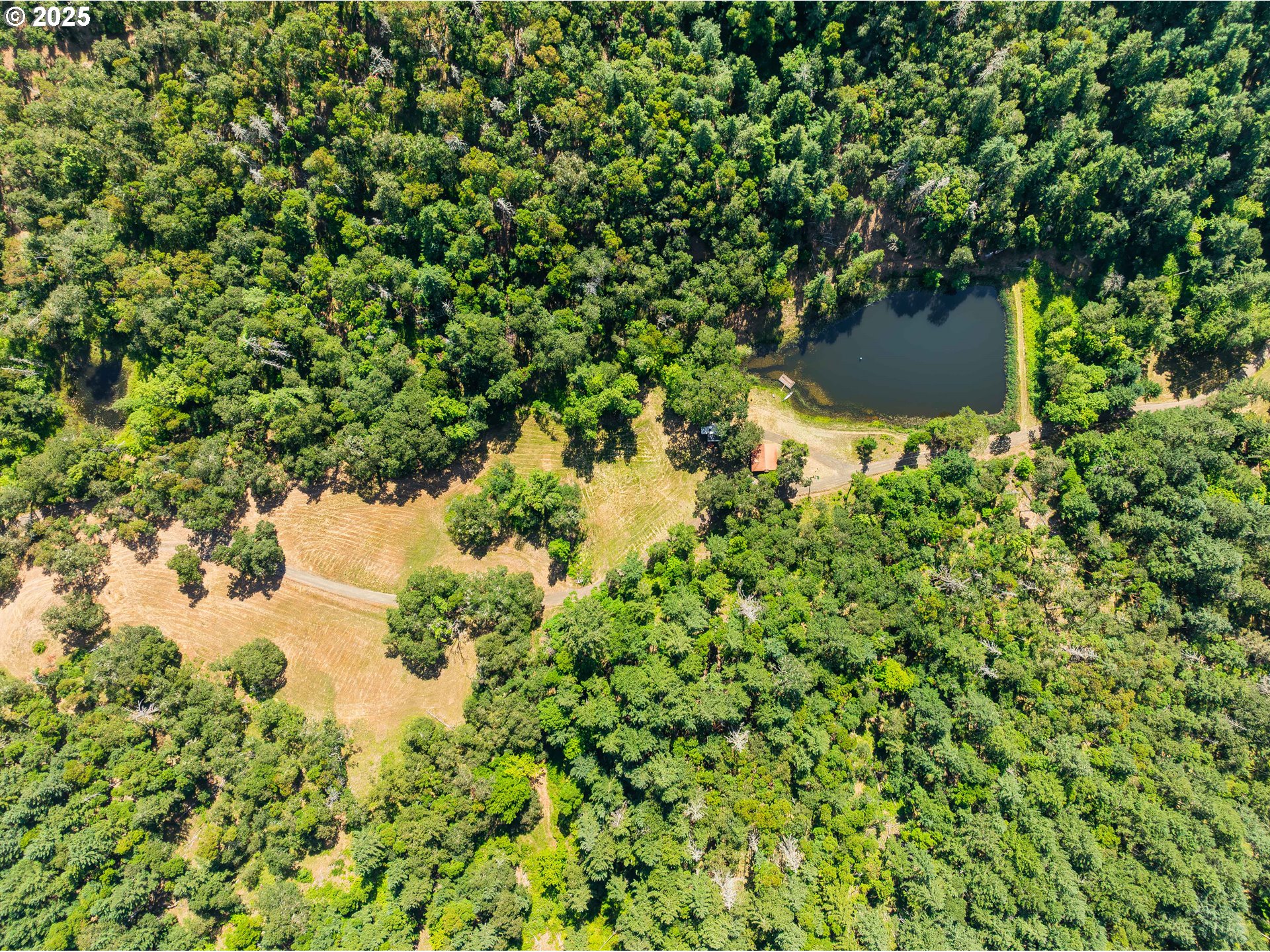 1180 Upper Cleveland Rapids Road Roseburg, OR 97471 - Photo 34 of 42 a backyard of a house with a yard and outdoor seating