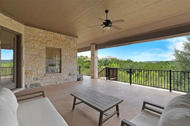 a outdoor space with furniture