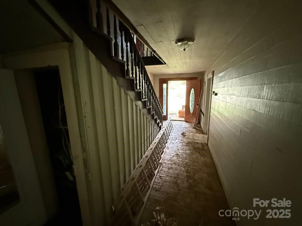 166 Old Helton School Road Lansing, NC 28643 - Photo 3 of 17 a view of a hallway with a stairs