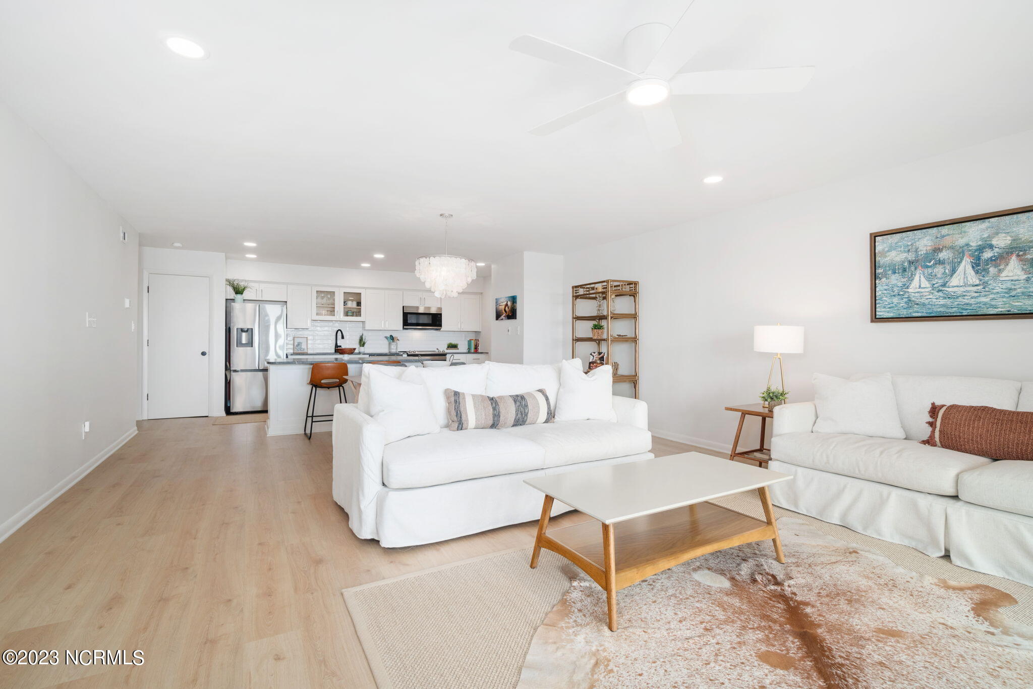 855 Salter Path Road, Unit 121 Indian Beach, NC 28512 - Photo 12 of 46 Open concept living space w/ views