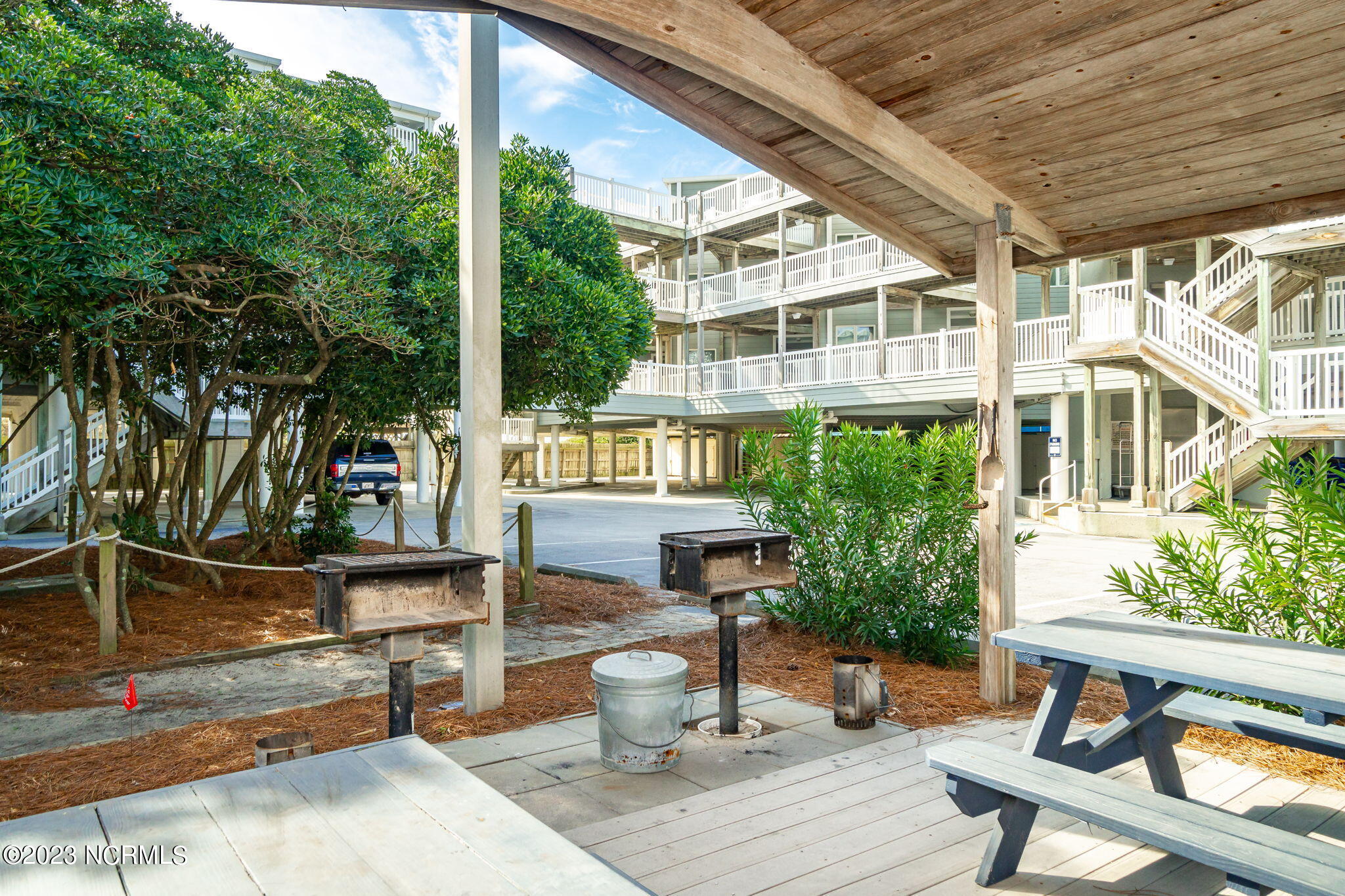 855 Salter Path Road, Unit 121 Indian Beach, NC 28512 - Photo 45 of 46 Grilling and picnic area