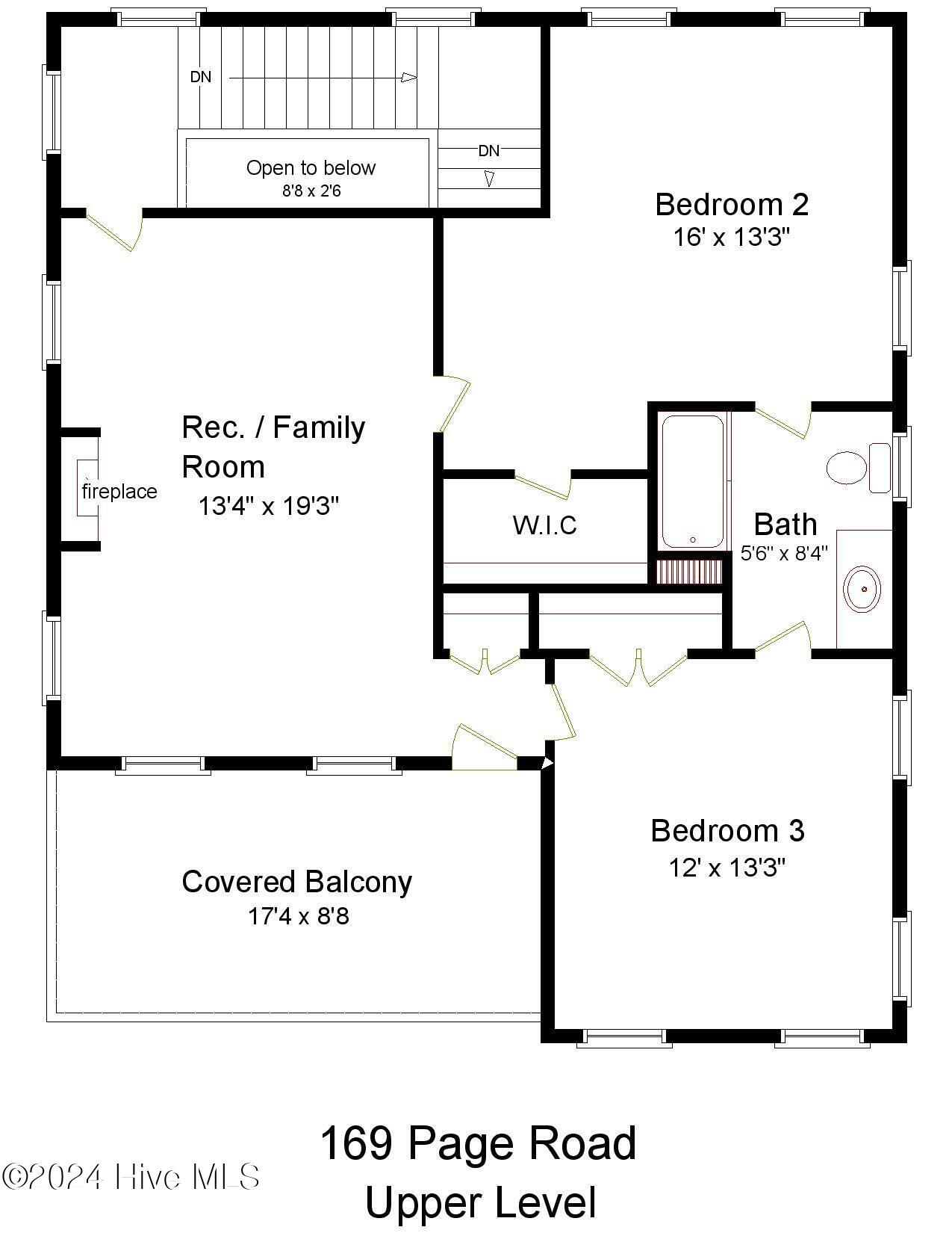 169 Page Road Pinehurst, NC 28374 - Photo 45 of 45 169 Page upper level w_o sq.ft.