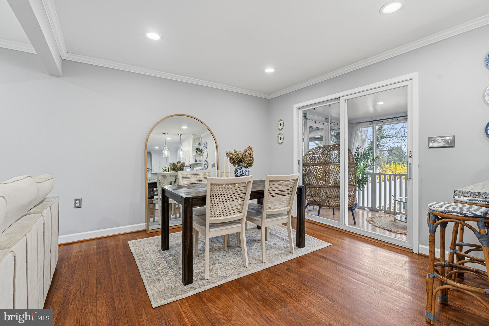 231 East Timonium Road Lutherville-Timonium, MD 21093 - Photo 21 of 66 a view of a a dining room with furniture window and wooden floor