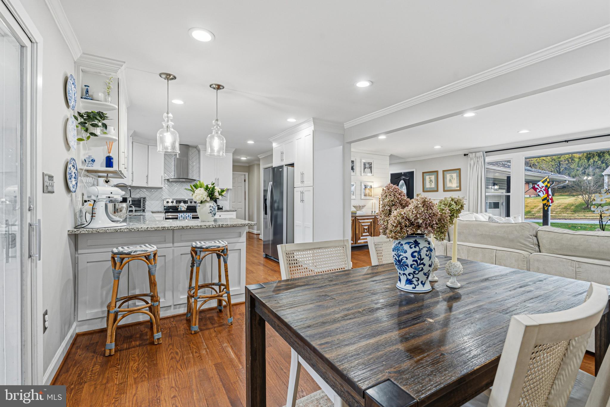 231 East Timonium Road Lutherville-Timonium, MD 21093 - Photo 23 of 66 a dining room with furniture and wooden floor