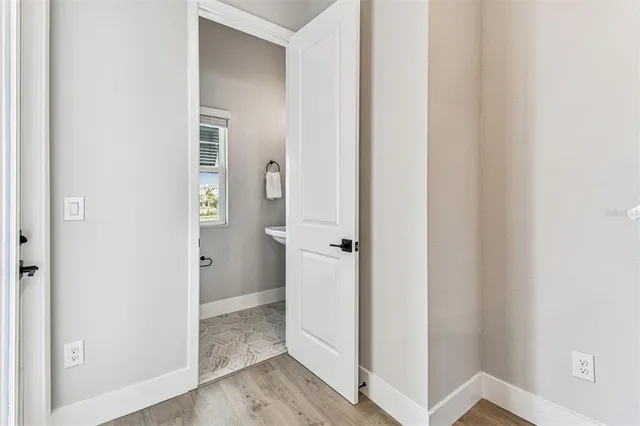 a view of water heater room