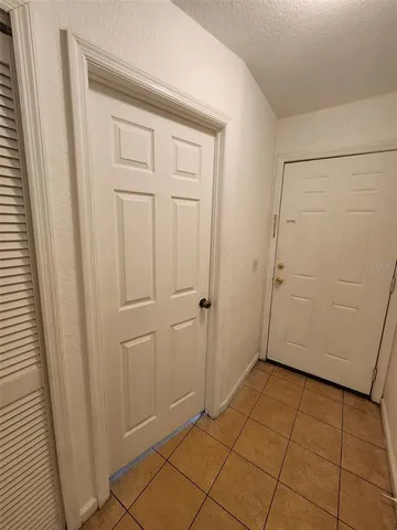 a view of a closet area view