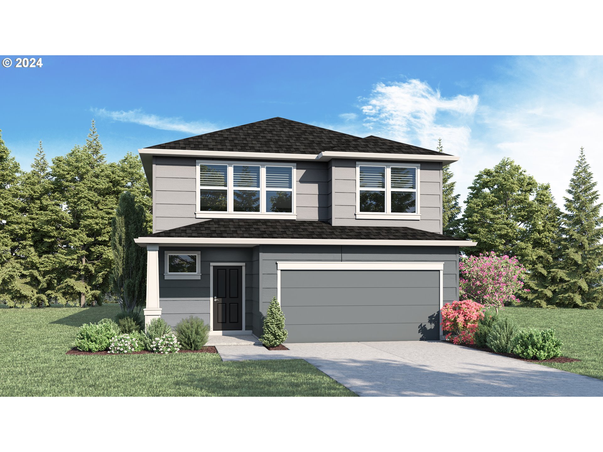 2949 V Street Springfield, OR 97477 - Photo 1 of 31 a front view of a house with a yard and garage