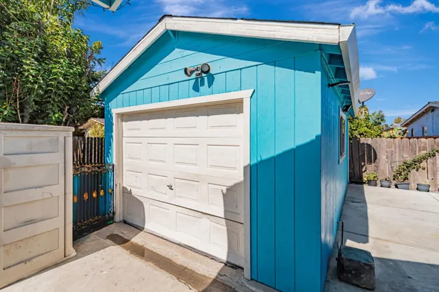 a view of a house with a small cabin