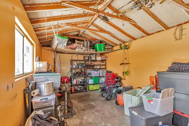 a view of a storage room with a lot of stuff