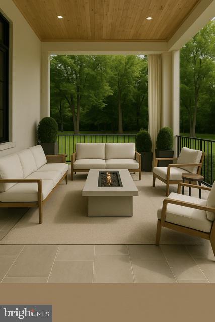 11313 Marcliff Road North Bethesda, MD 20852 - Photo 12 of 22 a outdoor living space with furniture and garden view