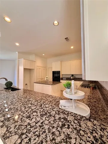 a large room with a couch and a view living room