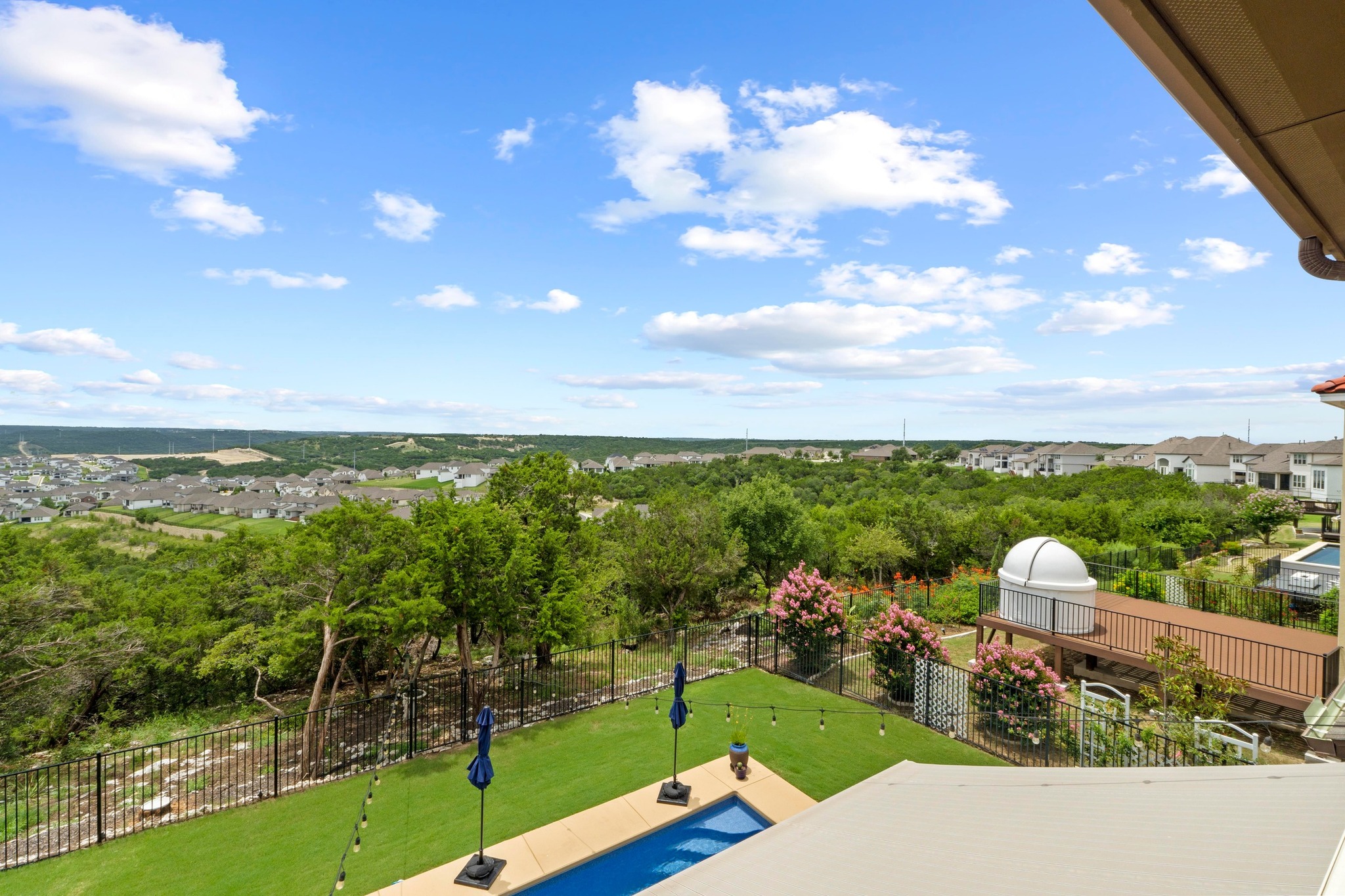 1329 Siena Sunset Road Leander, TX 78641 - Photo 30 of 33 Balcony view lets you see for miles.