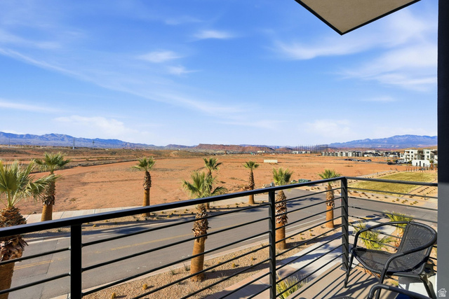 961 West Akoya Pearl Road, Unit 300 St. George, UT 84790 - Photo 42 of 60 Balcony with a mountain view