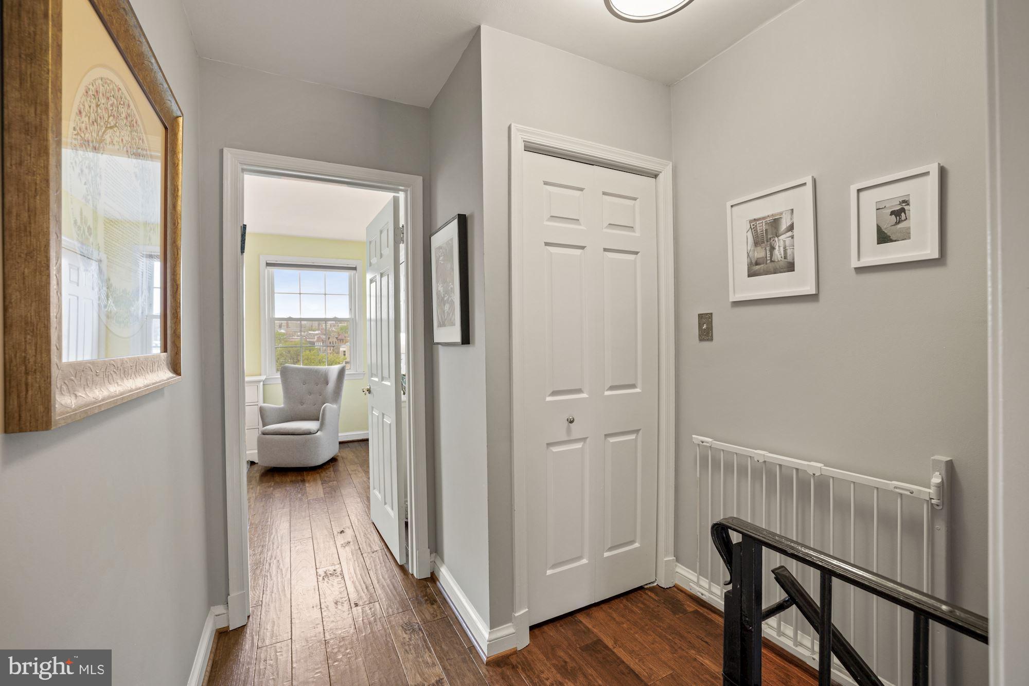 1650 Beekman Place Northwest, Unit A Washington, DC 20009 - Photo 16 of 25 2nd level landing w/linen/storage closet