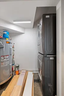 a view of storage and utility room with toys