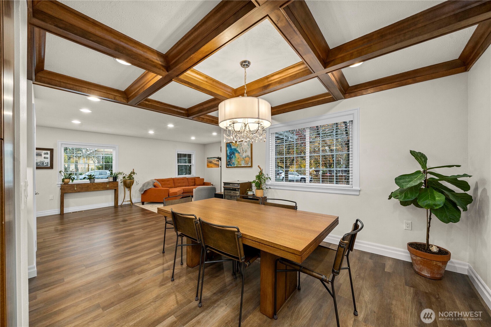 1001 South Prospect Street Tacoma, WA 98405 - Photo 22 of 40 a view of a dining room with furniture window and wooden floor