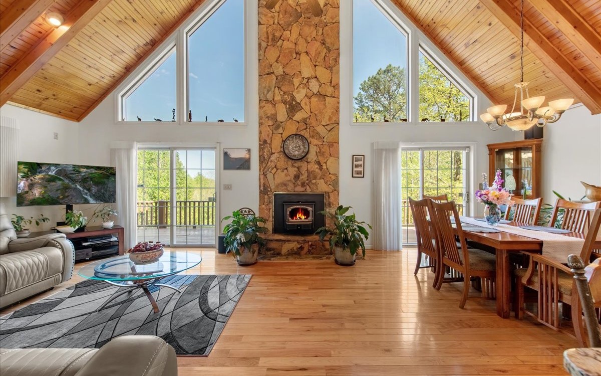 94 Mull Ln Circle Morganton, GA 30560 - Photo 19 of 67 a living room with furniture and a fireplace
