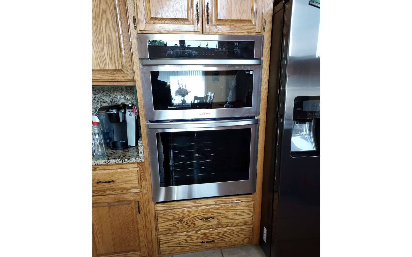 94 Mull Ln Circle Morganton, GA 30560 - Photo 22 of 67 a stove top oven sitting inside of a kitchen