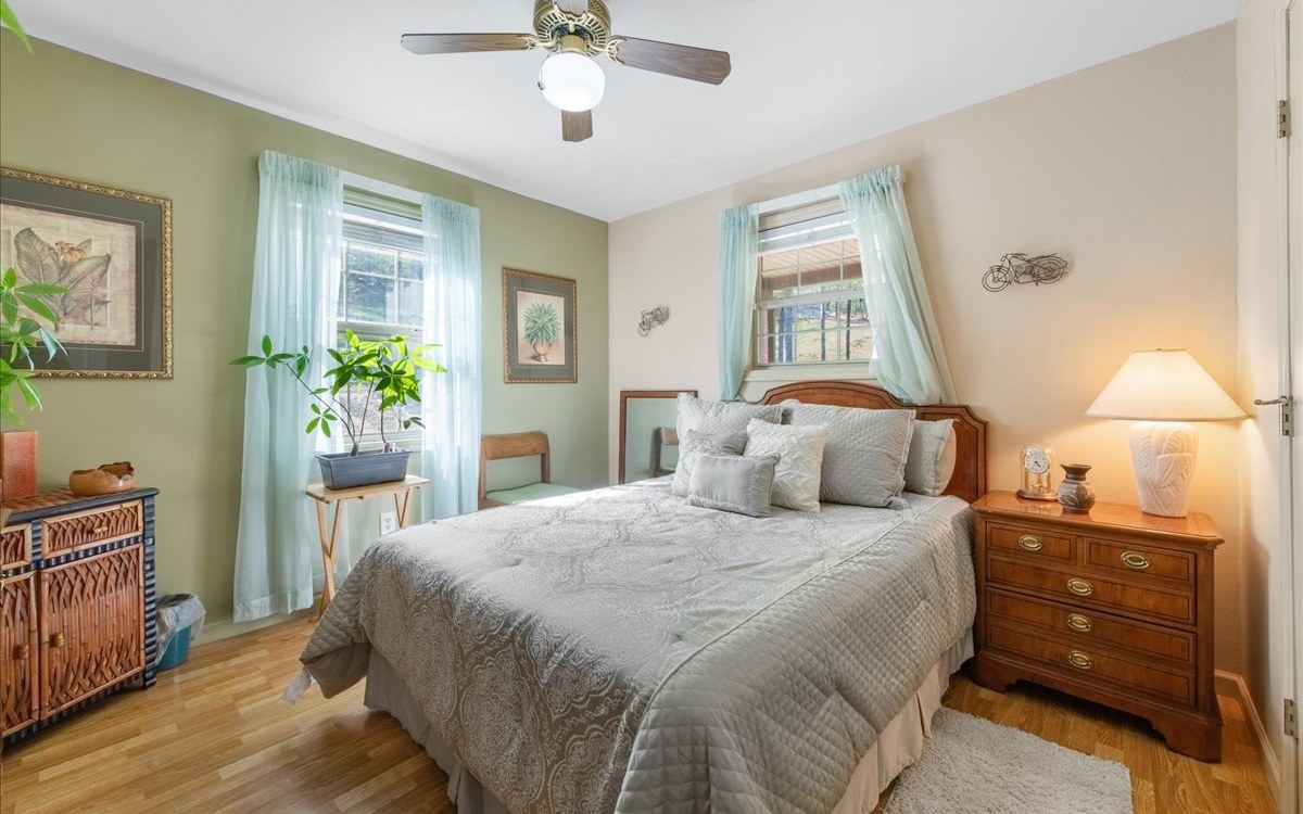 94 Mull Ln Circle Morganton, GA 30560 - Photo 40 of 67 a bedroom with a bed and wooden floor