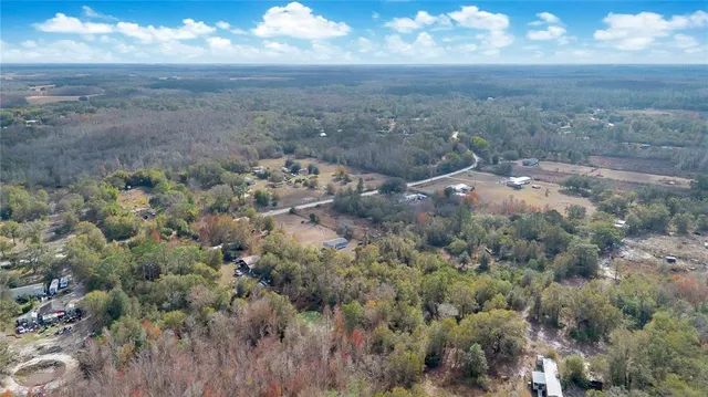 a view of a dry yard