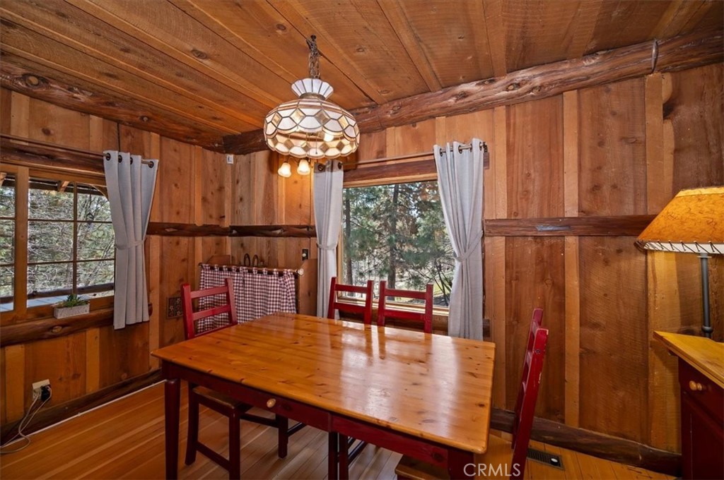 22 Polique Canyon Road Fawnskin, CA 92333 - Photo 11 of 42 Dining Area with views