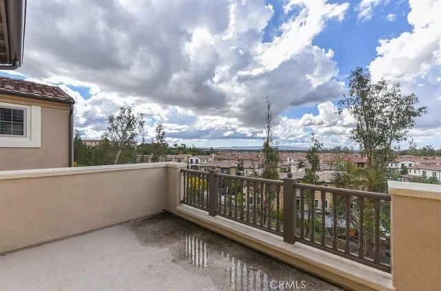 a view of a city view from a balcony