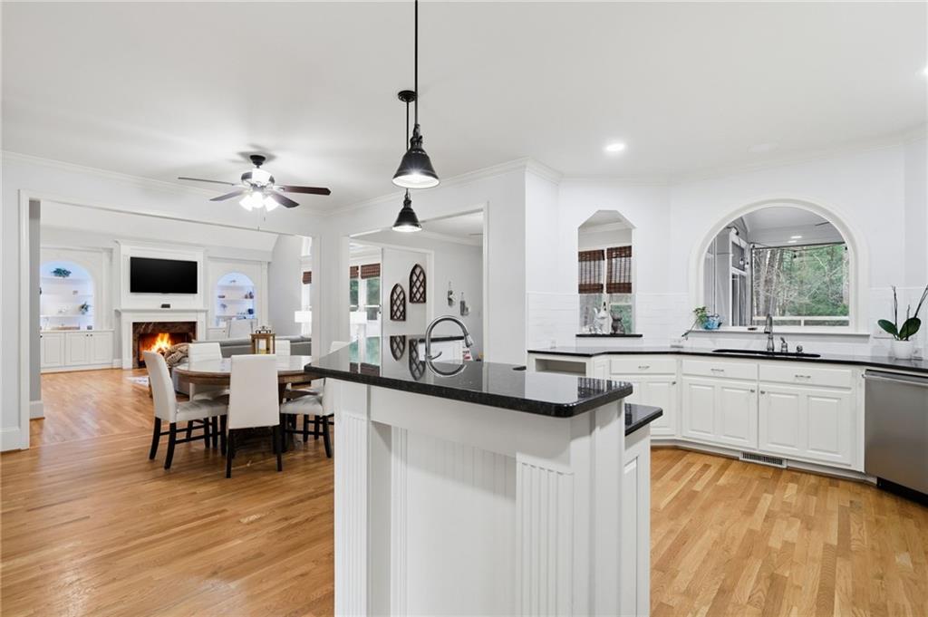 507 Blue Ridge Way Canton, GA 30114 - Photo 8 of 33 a view of a kitchen and dining room