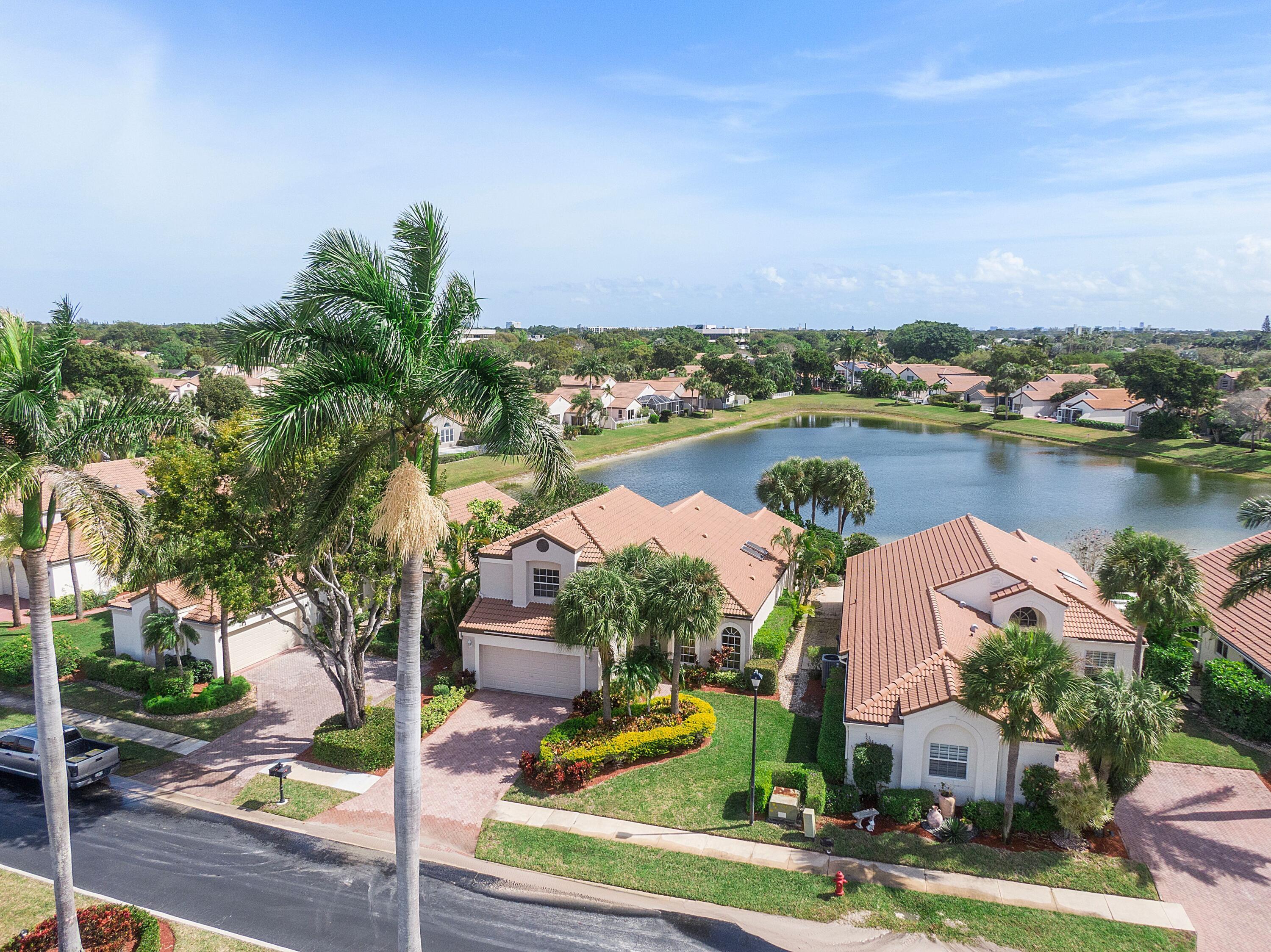 22570 Esplanada Drive Boca Raton, FL 33433 - Photo 3 of 47 ariel front of home