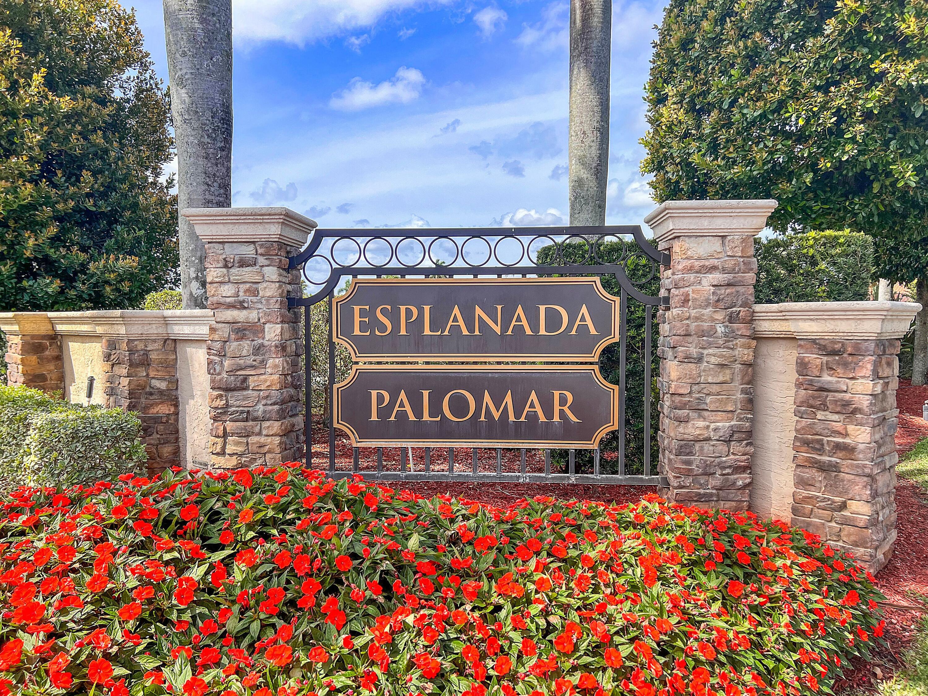 22570 Esplanada Drive Boca Raton, FL 33433 - Photo 39 of 47 palomar entrance sign