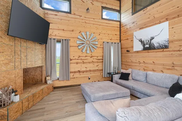 a outdoor space with patio furniture