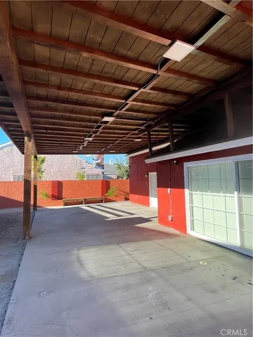 a view of parking garage