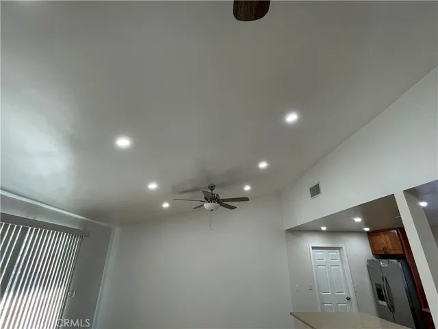 a view of a hallway with entryway