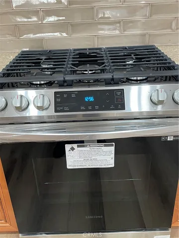 a close view of stove top oven