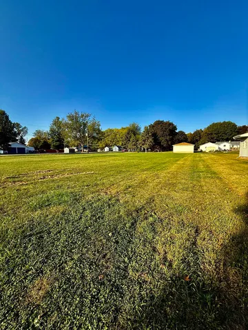 a view of an ocean from a yard